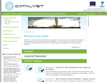 Tablet Screenshot of catalyst-project.eu